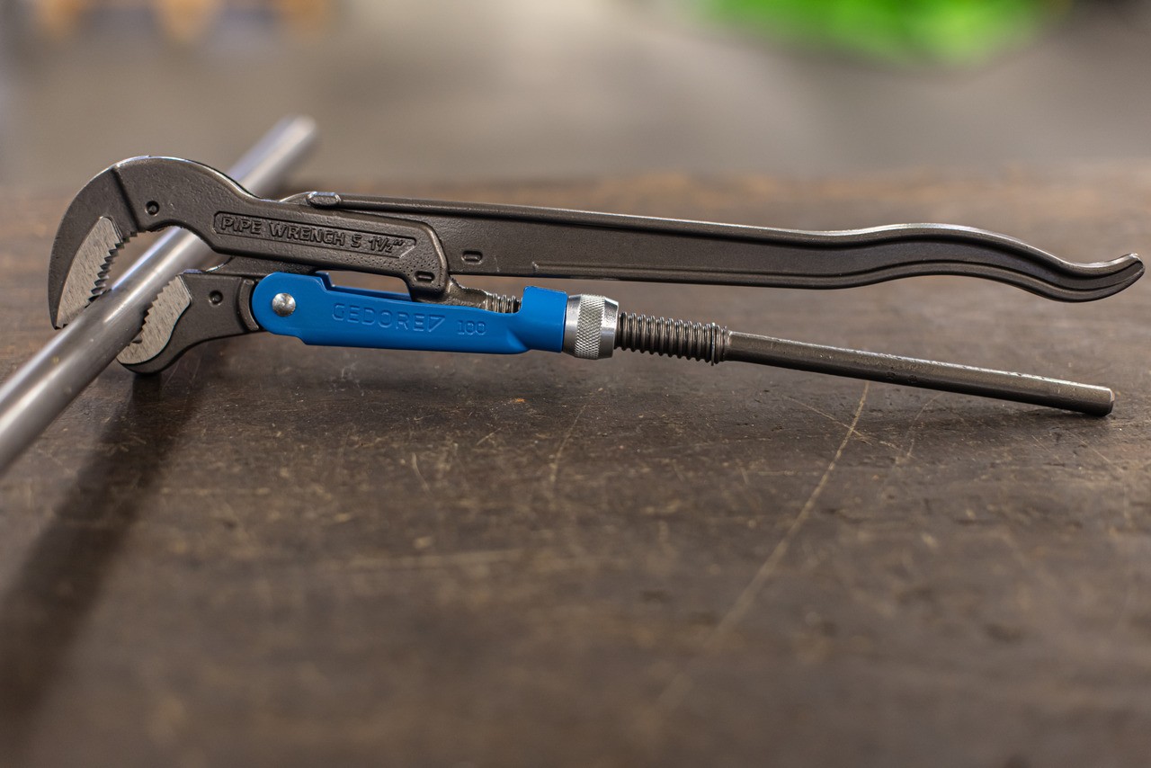 100 1.1/2 Pinza de tubo de alto rendimiento de tres puntos ECK-SCHWEDE-snap 1.1/2"