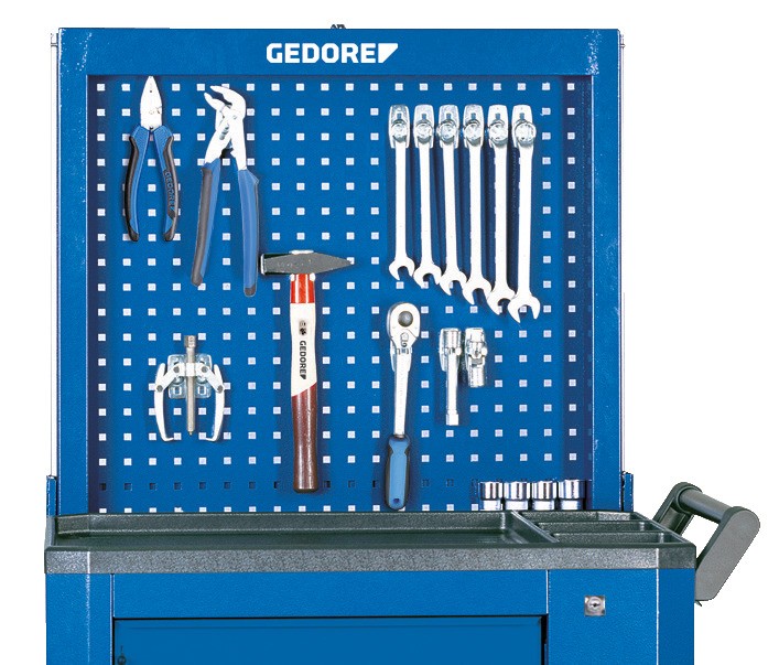 R 2004 L Panel trasero perforado 768x770x116mm ajustable