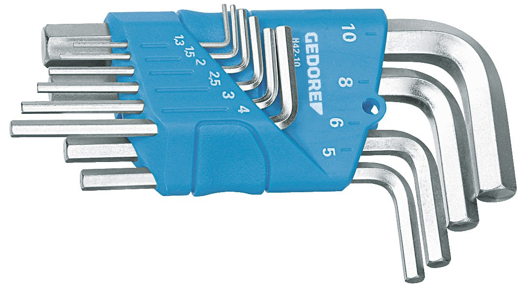 H 42-10 Juego de llaves de vaso hexagonal para tornillos en el hexágono