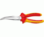 VDE 8132 AB-200 H Alicate de punta redonda VDE con aislamiento de funda 200 mm