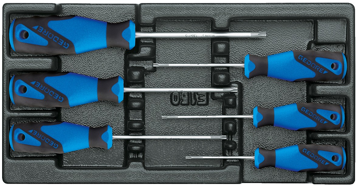 1500 ES-2163 TX Juego de destornilladores en 1/3 módulo ES