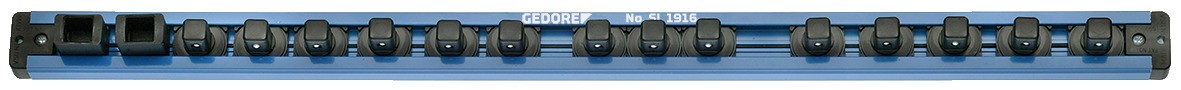 SL 1916 Regleta de enchufes 1/2" magnética 580 mm 16 ranuras