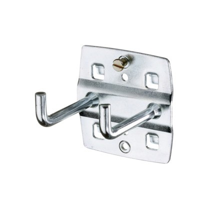1500 H 21-50 Gancho doble para herramientas, extremo de gancho vertical 50x6 mm
