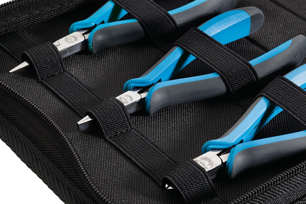 S 8305 ESD Juego de alicates de electrónica, 6 piezas