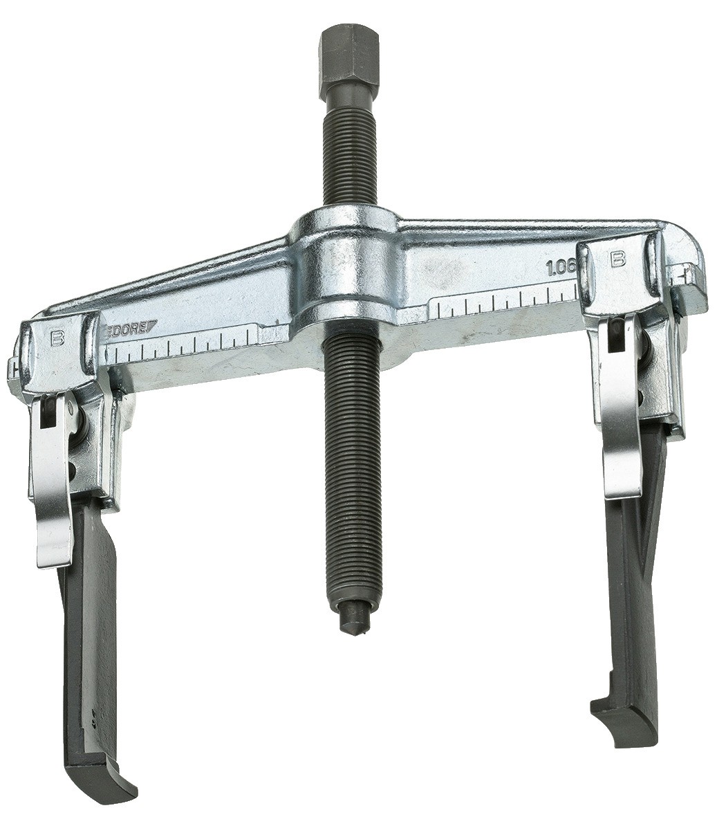 1.06/S-E Tirador de liberación rápida de 2 brazos, con ganchos delgados