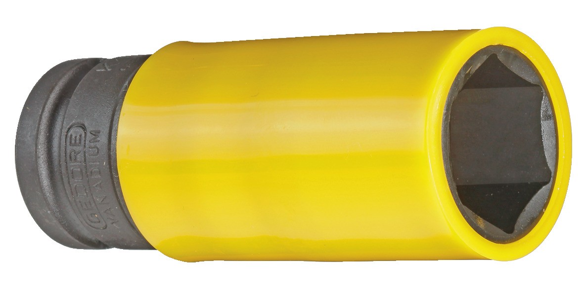 K 19 LS 22 Vaso de impacto 1/2" con funda protectora 22 mm