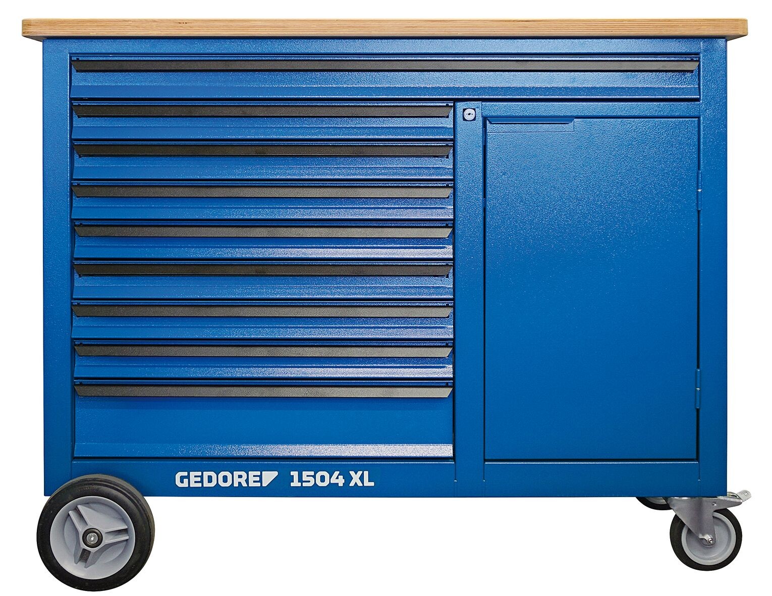 1504 XL 1710 Banco de trabajo con ruedas 1,25 m Ancho