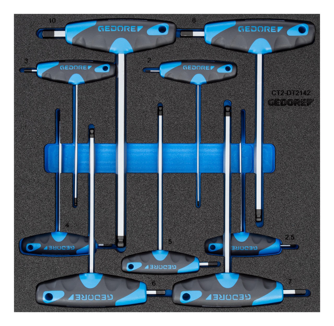 1500 CT2-DT 2142 Juego de destornilladores de compensación en 2/3 del módulo de herramientas de control.