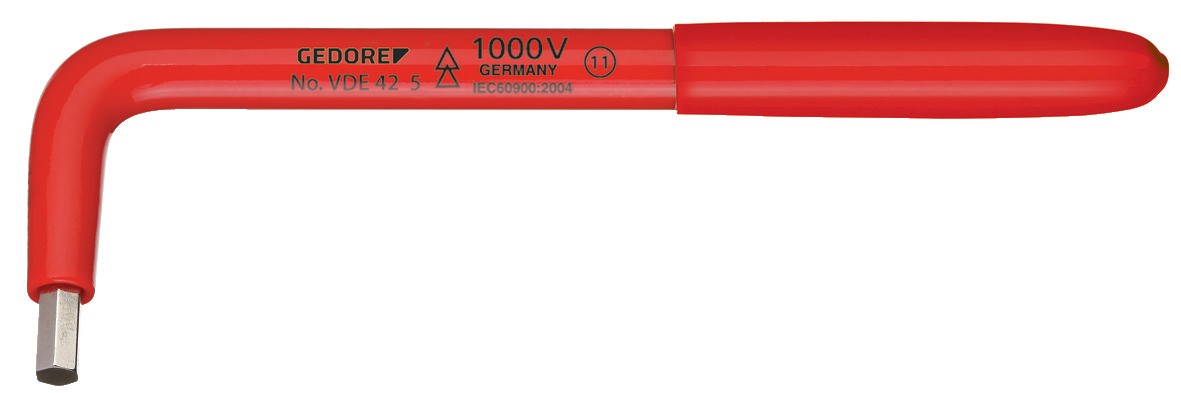 V 42 VDE Llave de hexágono interior para tornillos en el hexágono