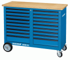 1506 XL 2810 Banco de trabajo con ruedas 1,25 m Ancho con 2x 9 cajones