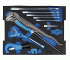 1100-03 Estuche GEDORE L-BOXX 136 con surtido para fontanería 44 -te piezas