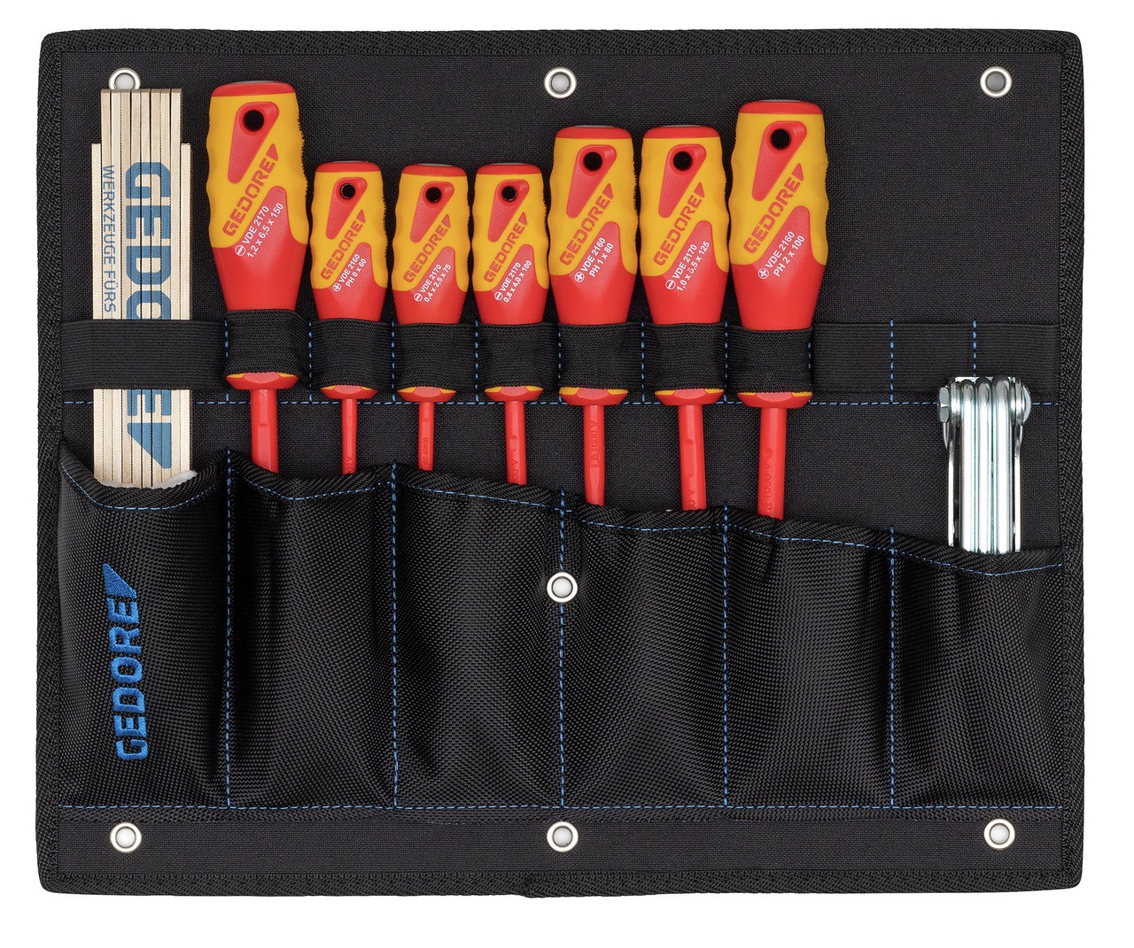 1100-03 Estuche GEDORE L-BOXX 136 con surtido para fontanería 44 -te piezas