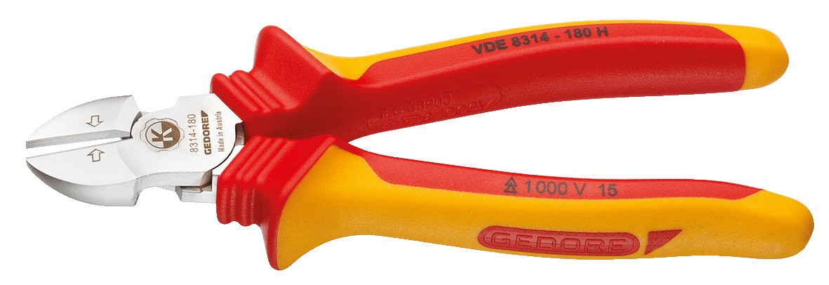 VDE 8314-180 H Cortador lateral de alta resistencia VDE con aislamiento de funda 180 mm