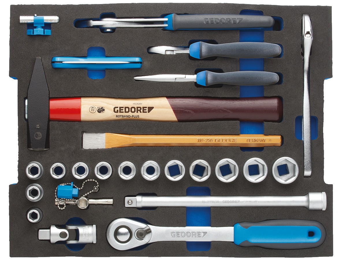 1100 CT2-01 Surtido de artesanos en 2/2 L-BOXX® 136 módulo, 26 piezas