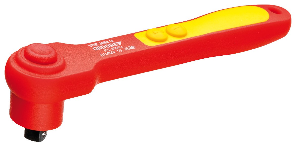 VDE 3093 U Carraca reversible VDE 3/8"