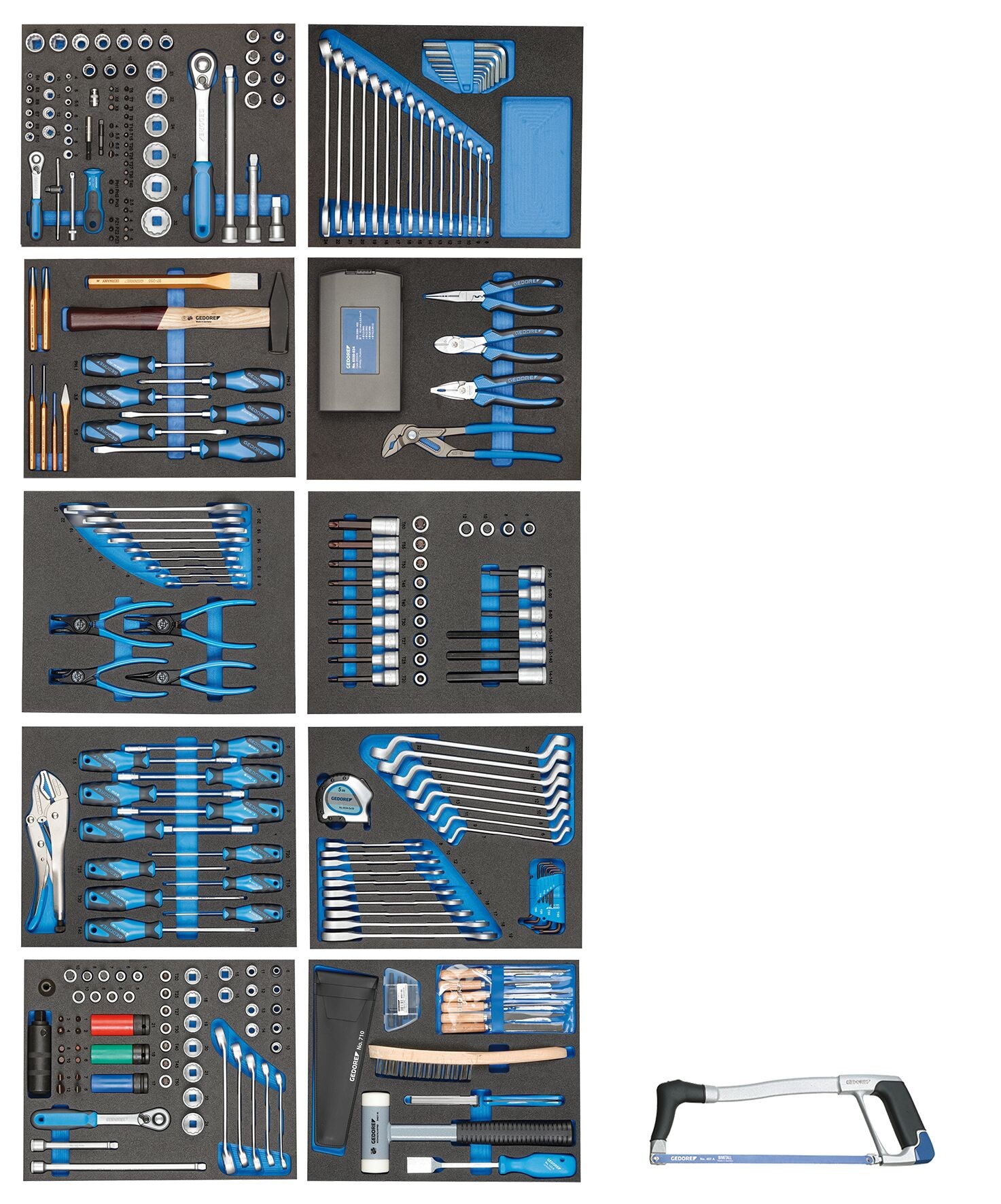 1507 XL-TS-308 Banco de trabajo con ruedas con surtido
