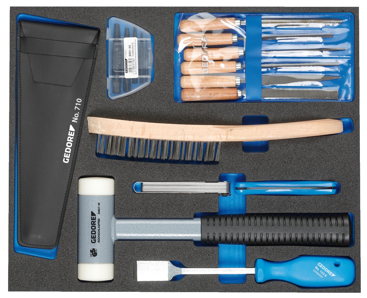 Surtido de herramientas TS CT2-710 en un módulo de herramientas de control de 2/4