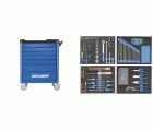 WSL-L-TS-147 Carro porta-herramientas workster smartline con surtido de herramientas, 147 piezas