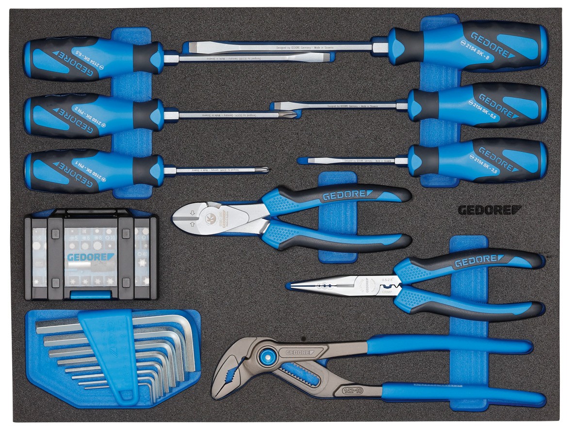 1110 WMW S-02 WorkMo B2 con surtido de herramientas 72 -te piezas