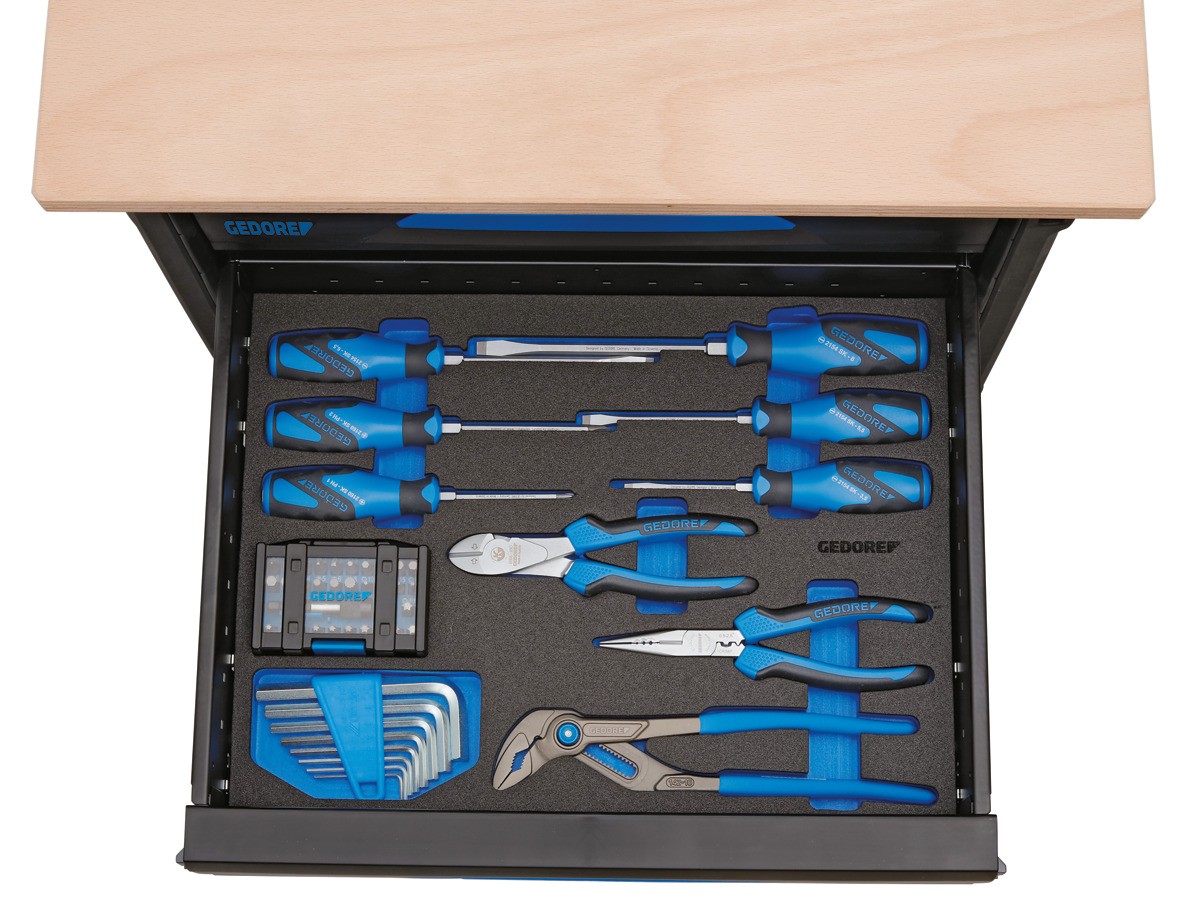 1110 WMW S-02 WorkMo B2 con surtido de herramientas 72 -te piezas