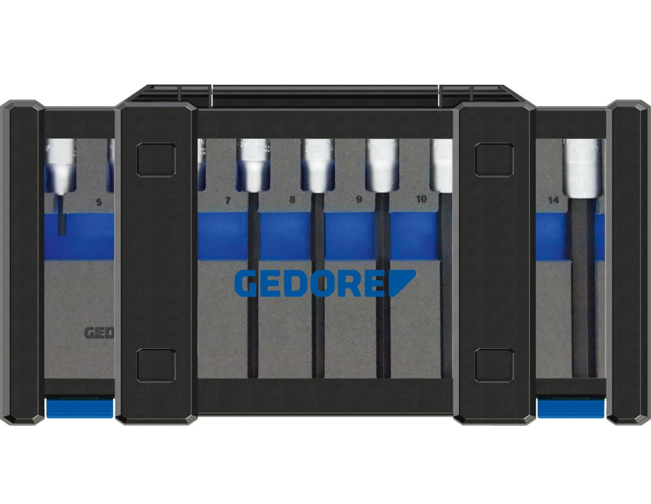 IN 19-009 Juego de destornilladores 1/2" 9 -te piezas