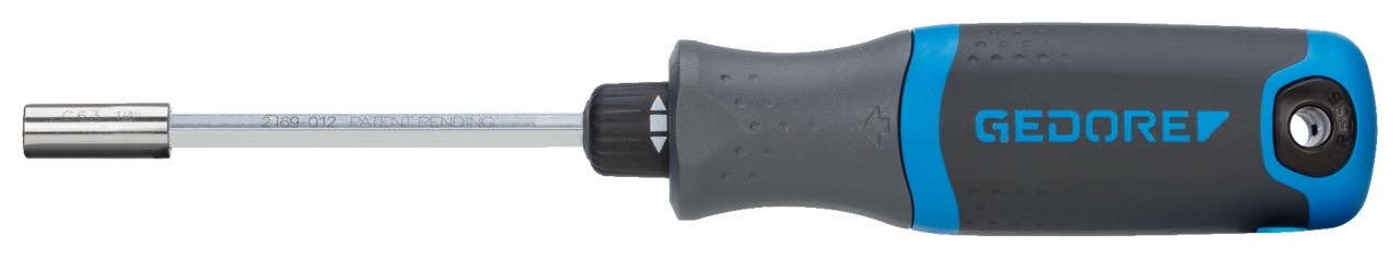 2169-012 Destornillador con función de carraca SilentGEAR 1/4