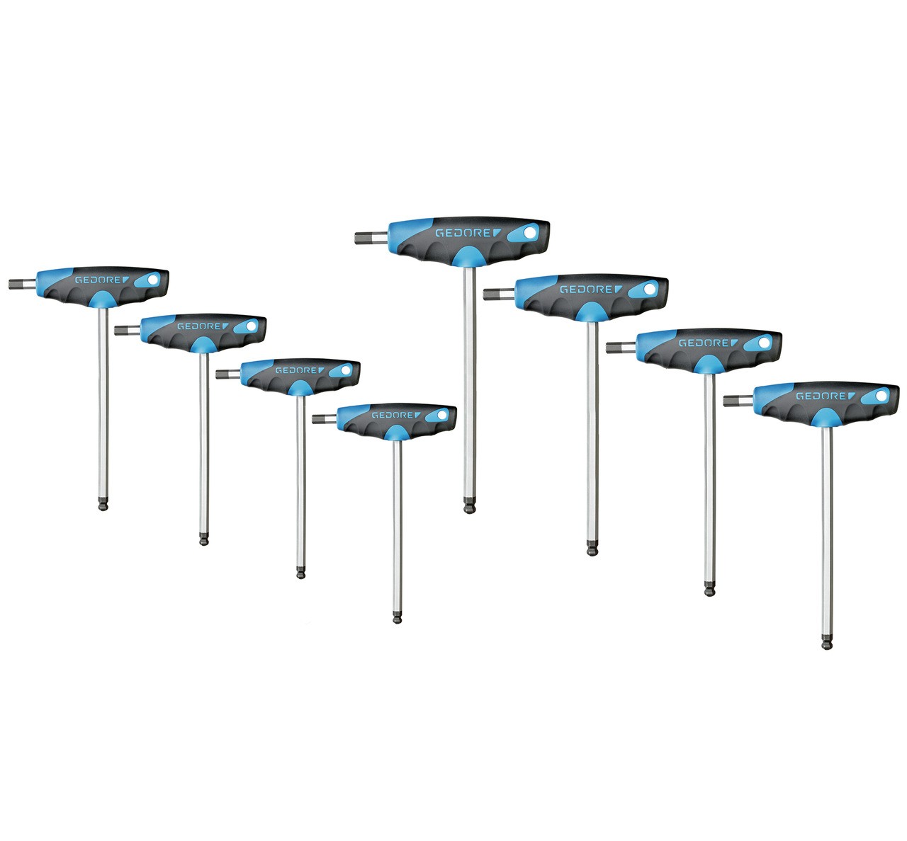 DT 2142-008 Juego de destornilladores de biela de 8 piezas