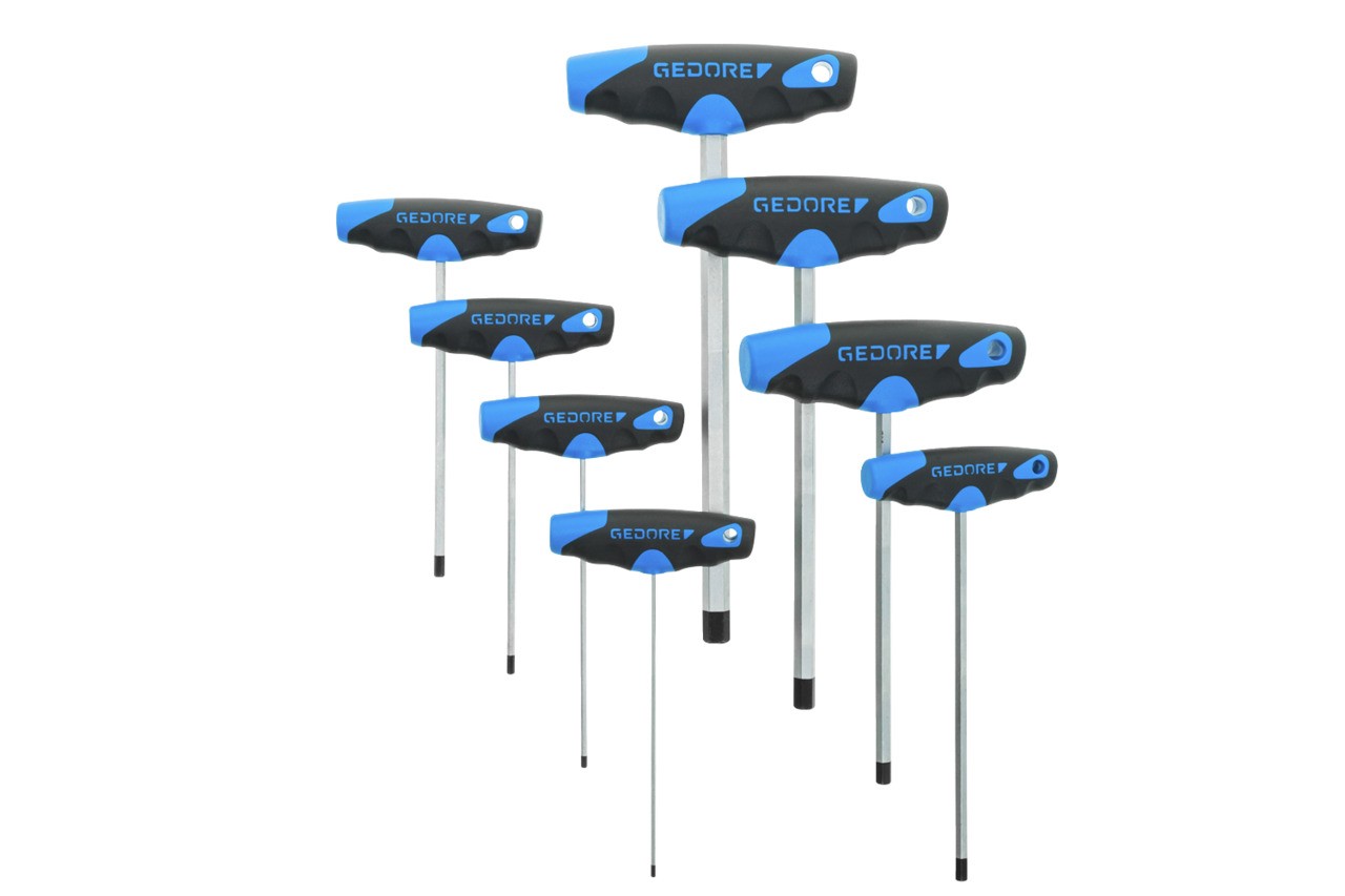 2142 T-008 Juego de destornilladores hexagonales 8 pcs.