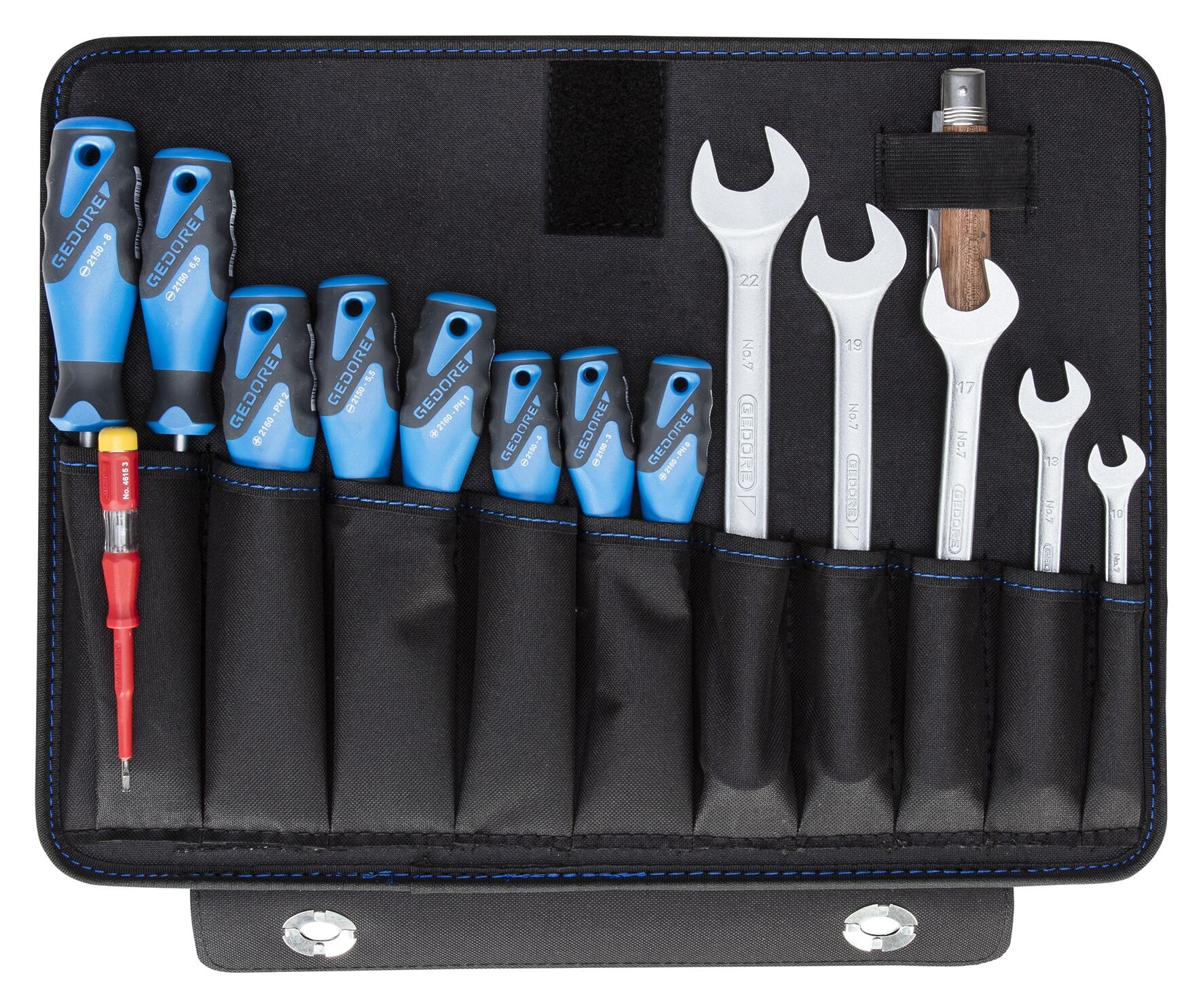 1041-001 Surtido de herramientas en maletín 74 -te piezas