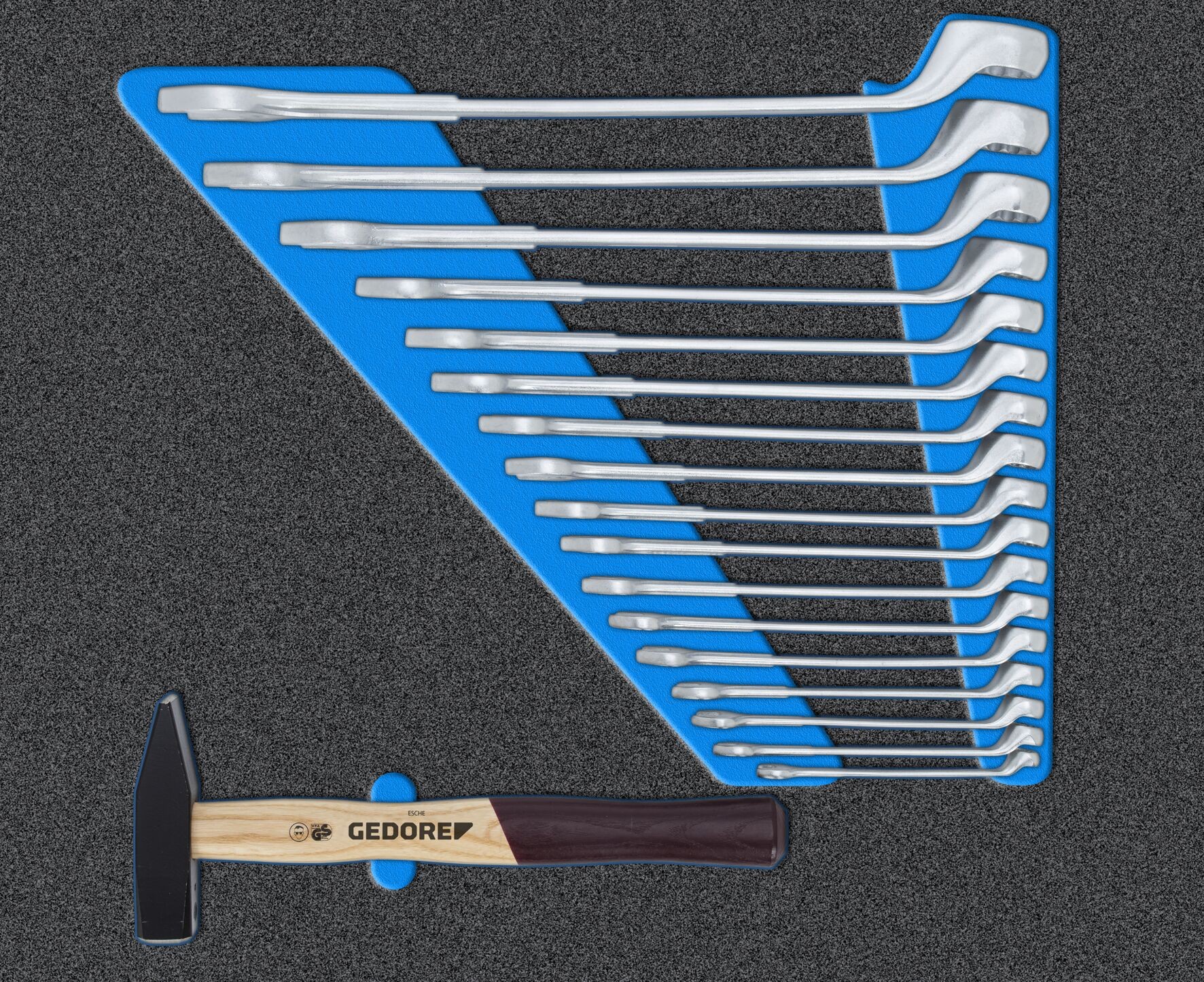 WSL-M-TS-172 Carro de herramientas WORKSTER con surtido -te piezas