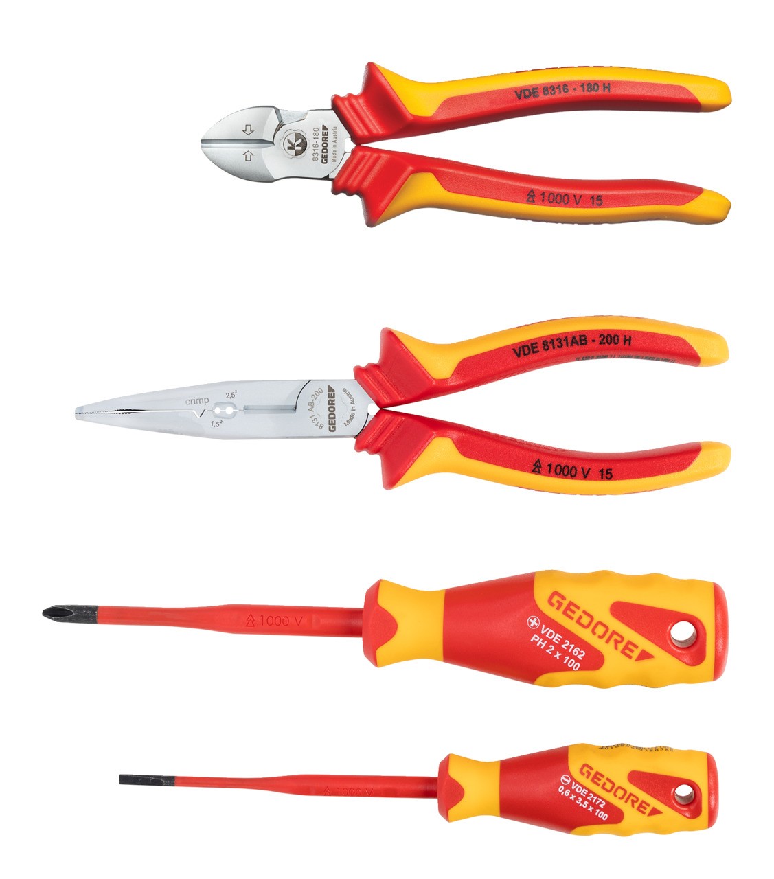 VDE S 8321 H Kit de herramientas VDE