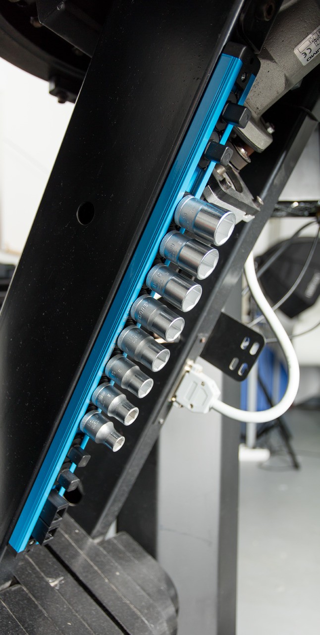 SB 19 SL-08 Insertos para llave de vaso 1/2" en regleta, 9 piezas