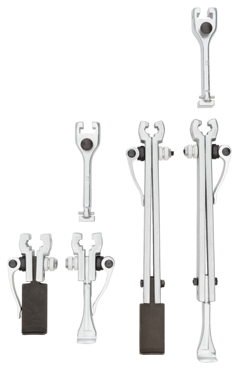 1101-1.04/SEB-08 Juego de extractores con 6 ganchos 130x100-350 mm