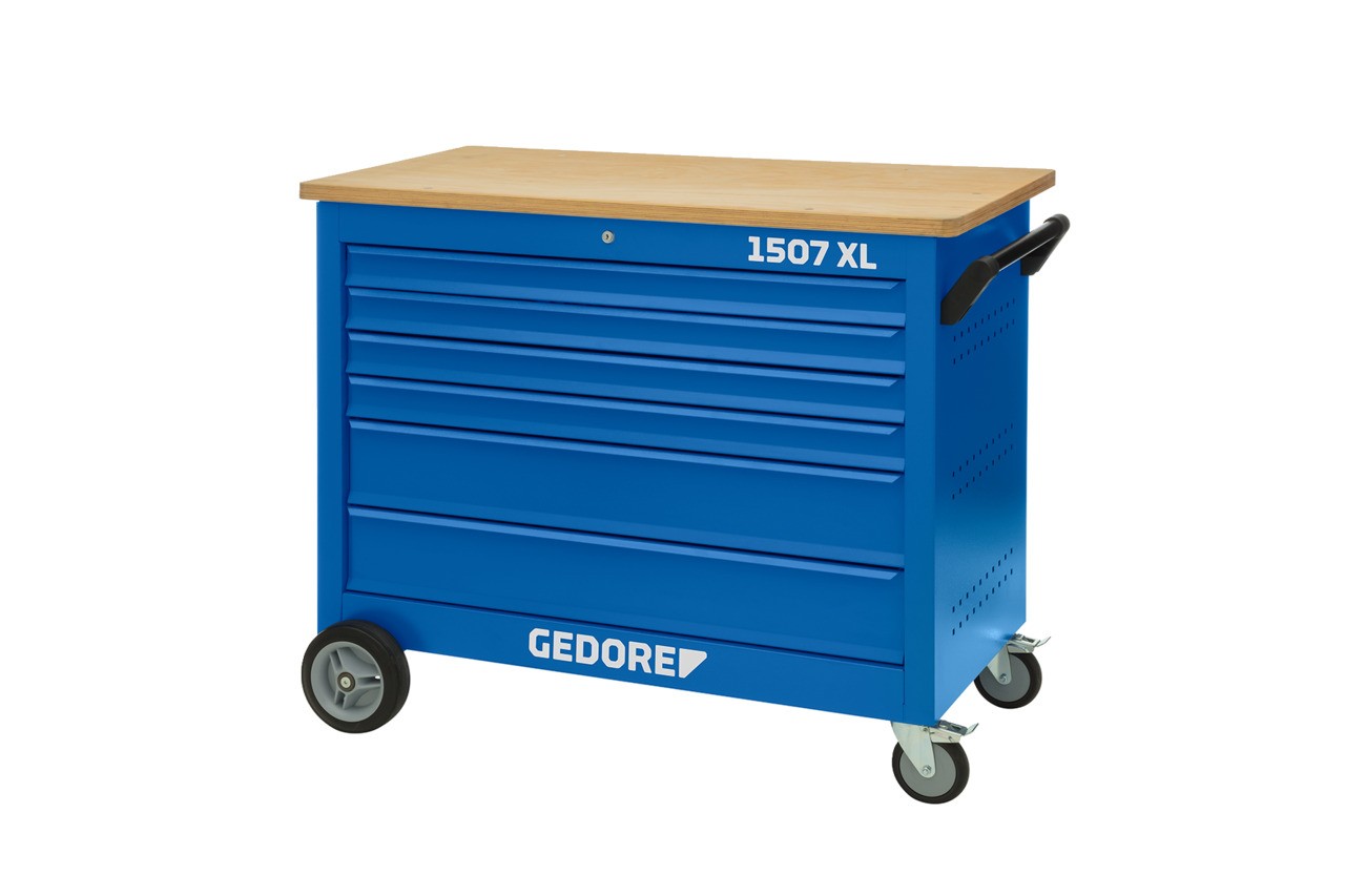 1507 XL-TS-308 Banco de trabajo con ruedas con surtido