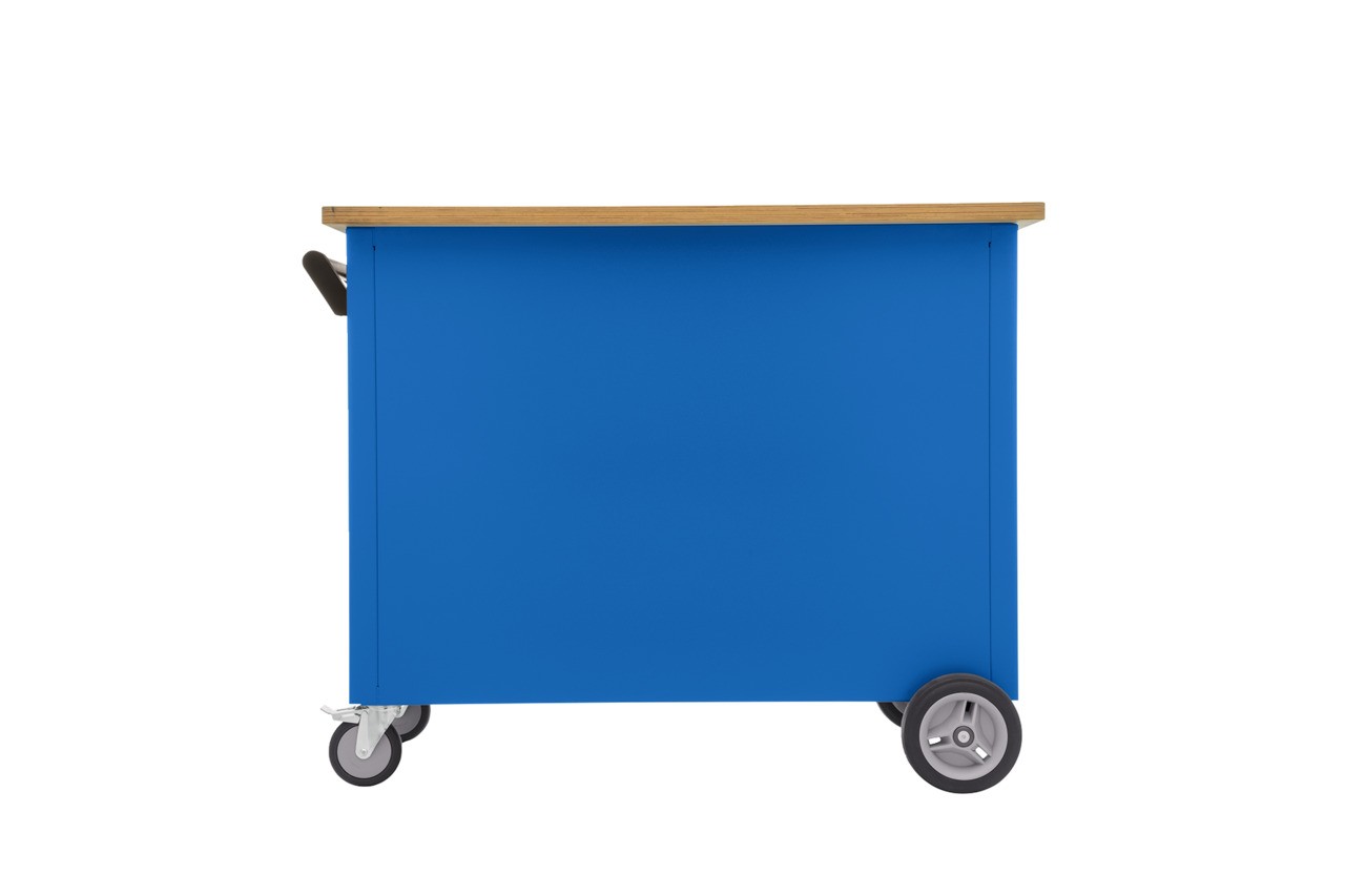 1507 XL 30101 Banco de trabajo con ruedas con 5 Cajones