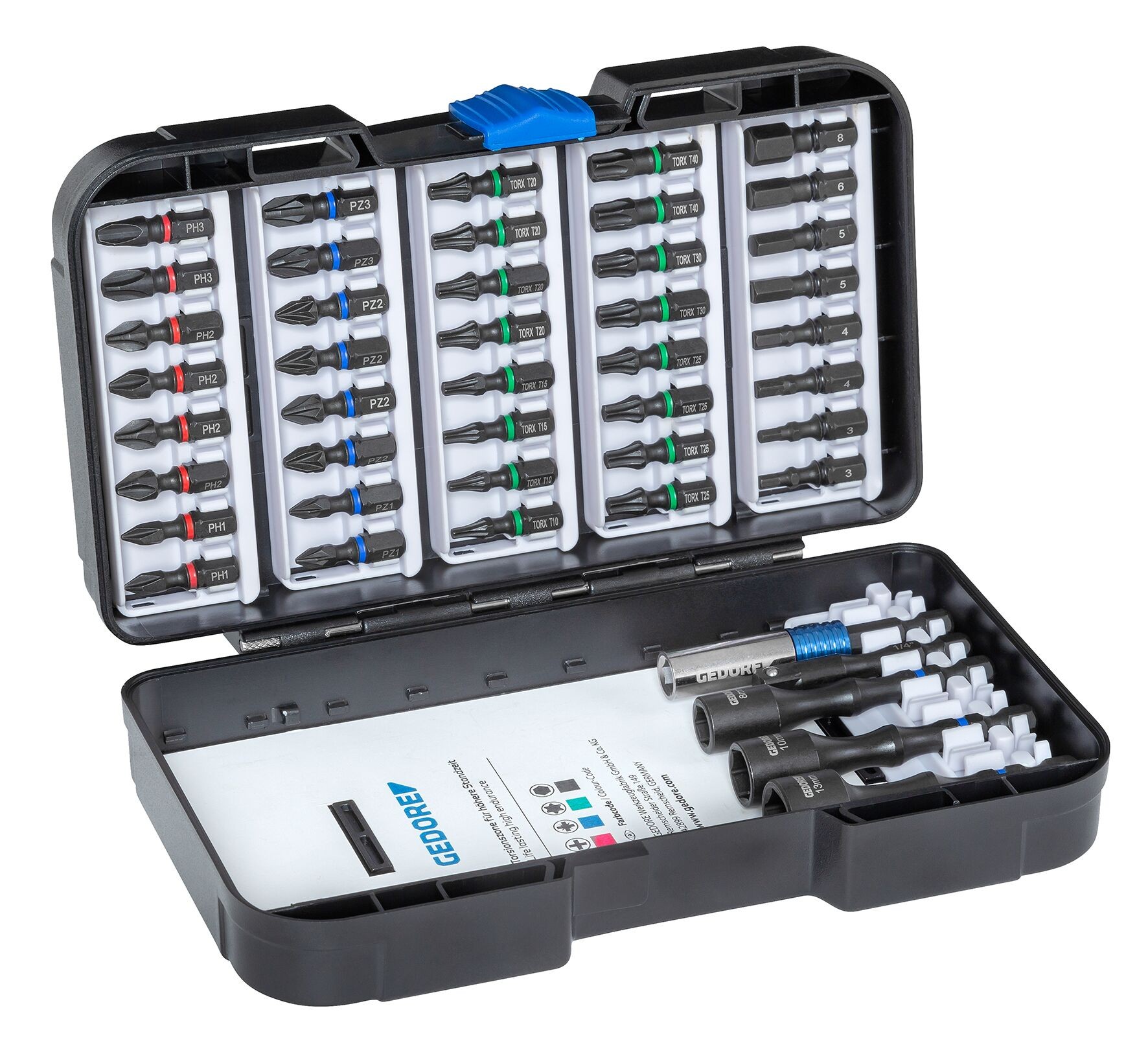 666-045 Set de puntas de torsión 45 -te piezas