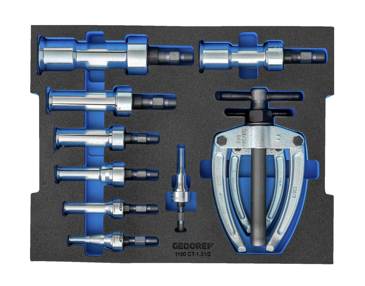 1100-1.31/2 Juego de extractores interiores en L-BOXX