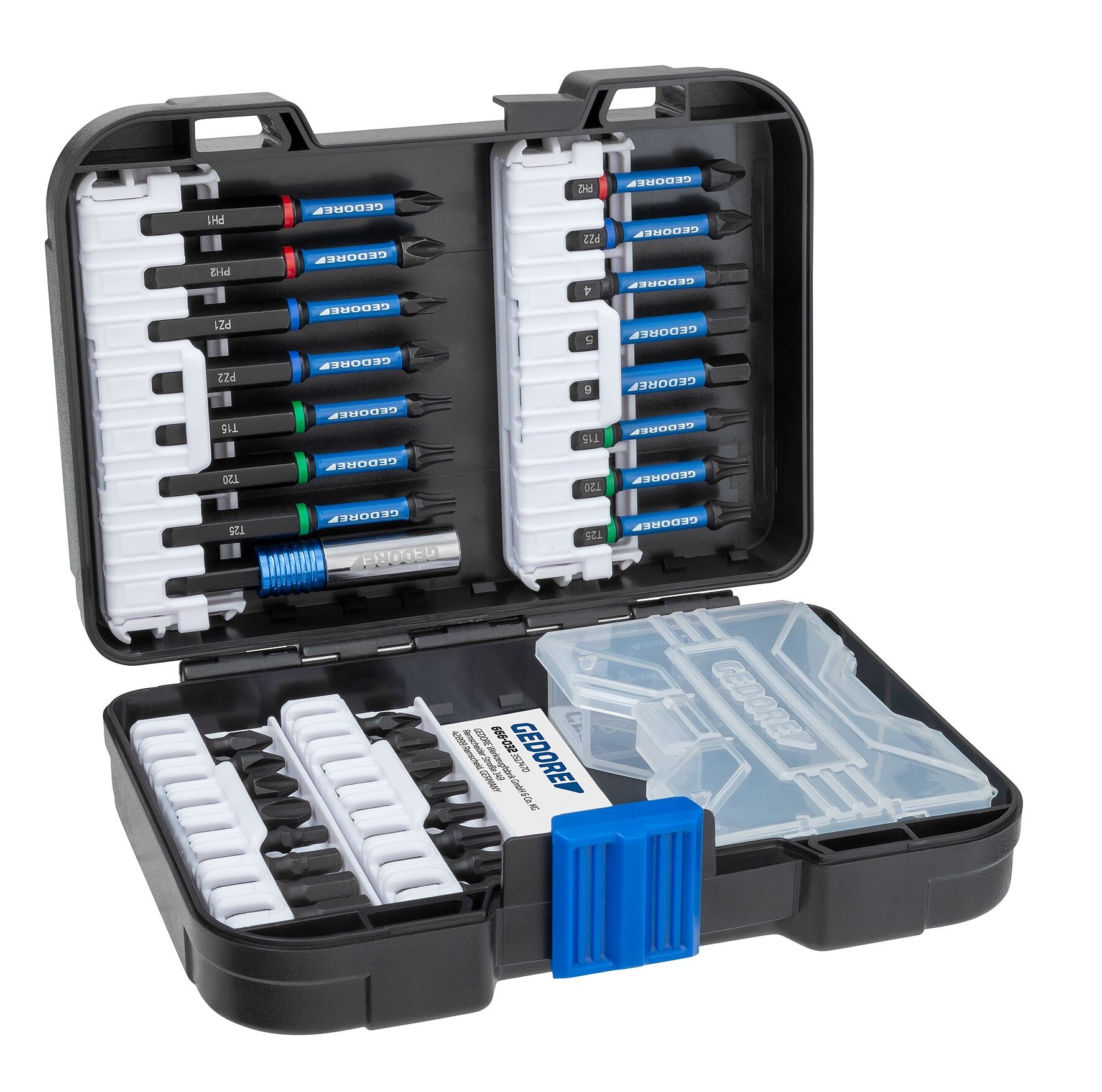 666-032 Caja de puntas de torsión 32 -te piezas