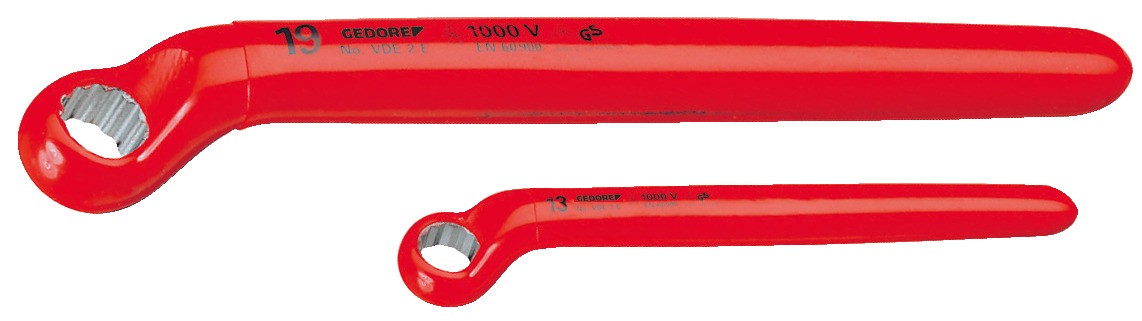 VDE 2 E 9 Llave de anillo VDE perfil UD 9 mm