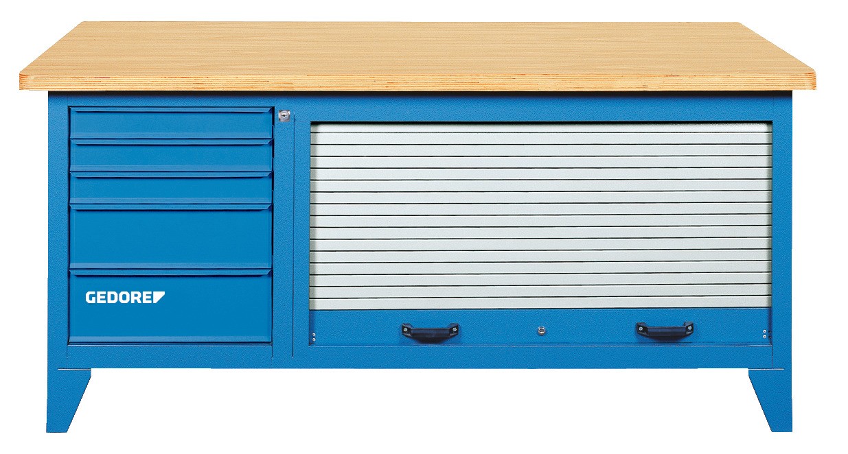 BR 1500 LH Combinación de banco de trabajo y gabinete