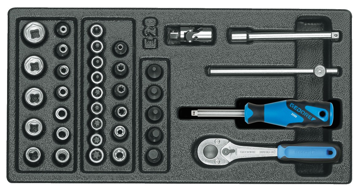 1500 ES-20 Juego de llaves de vaso 1/4