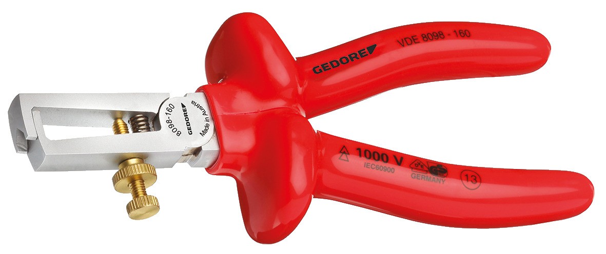 VDE 8098-160 Alicate pelacables VDE con aislamiento por inmersión 160 mm
