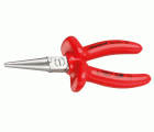VDE 8122-160 Alicate de punta redonda VDE con aislamiento por inmersión 160 mm