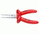 VDE 8122-160 Alicate de punta redonda VDE con aislamiento por inmersión 160 mm