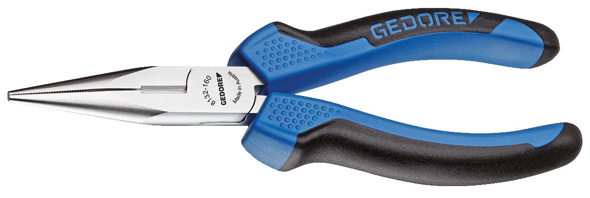 SB 8132-200 JC Alicates de punta plana 200 mm 2K-Griff