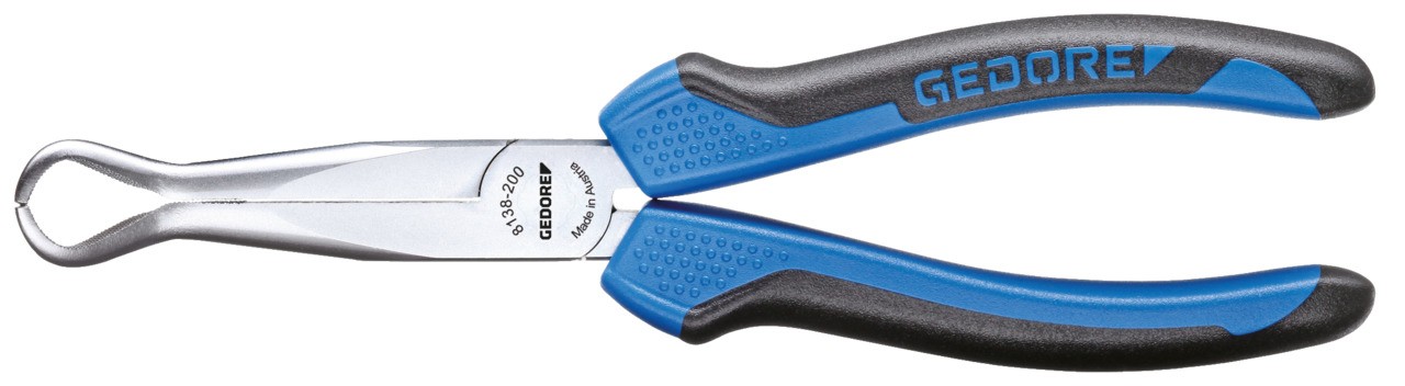 8138 Alicate mecánico sin cortaalambres, con un ángulo de 30°.