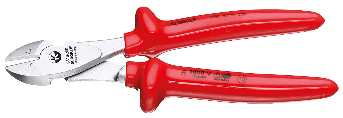 VDE 8316-180 Cortador lateral de alta resistencia VDE 180 mm , aislamiento por inmersión