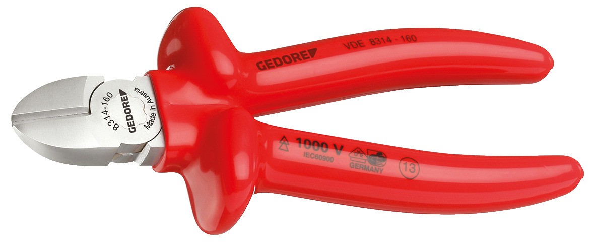 VDE 8314-140 Cortador lateral VDE con aislamiento de funda 40 mm