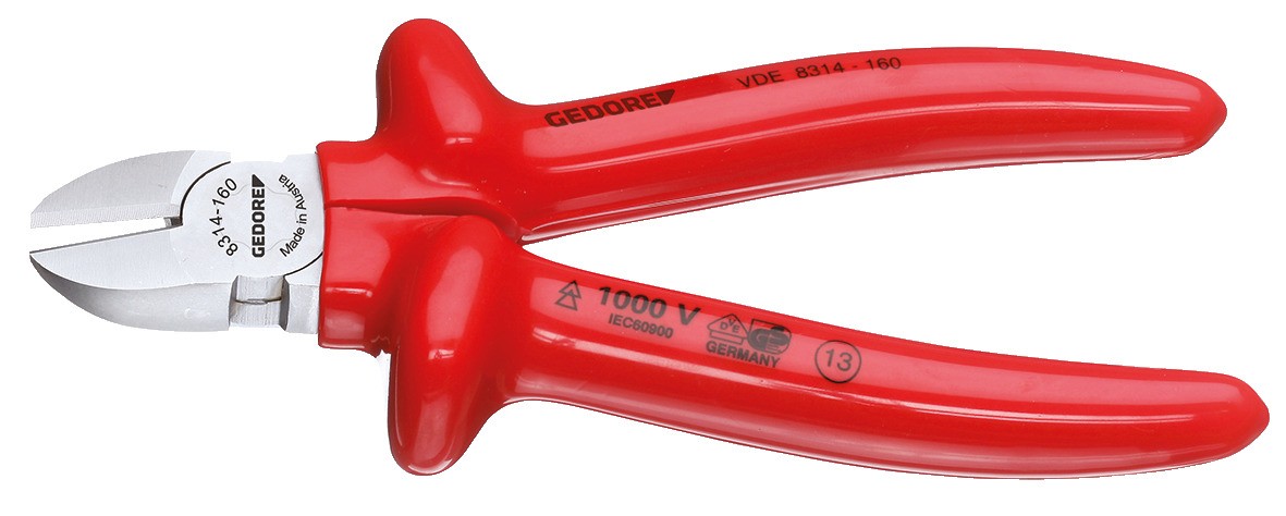 VDE 8314-140 Cortador lateral VDE con aislamiento de funda 40 mm