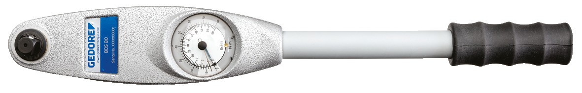 BDS 80 E Llave dinamométrica con indicador de arrastre 16-80 Nm